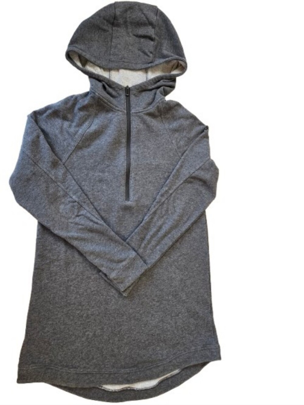 UnderArmour Tunic Hoodie Loose Fit Half-Zip Heathered Gray Size Medium